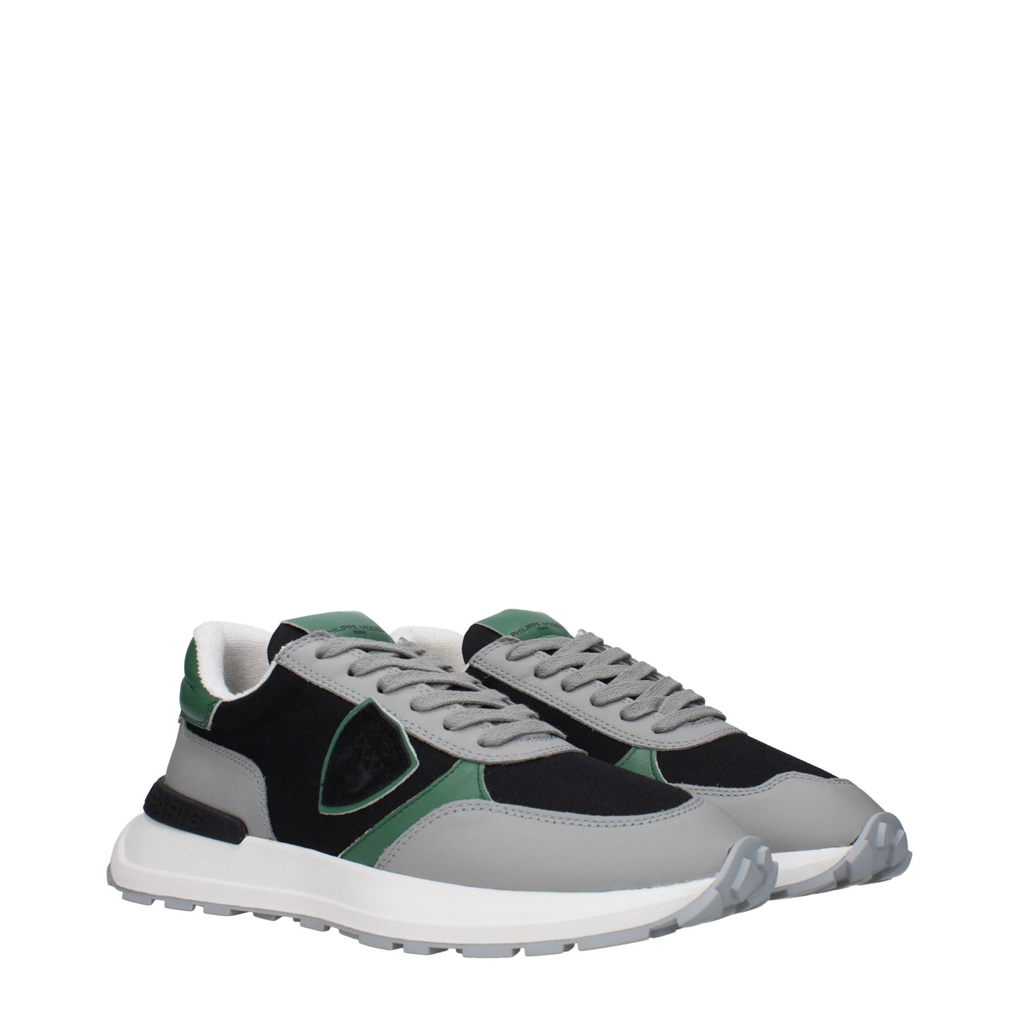 Philippe Model – Sportliche Sneakers aus schwarzem Stoff