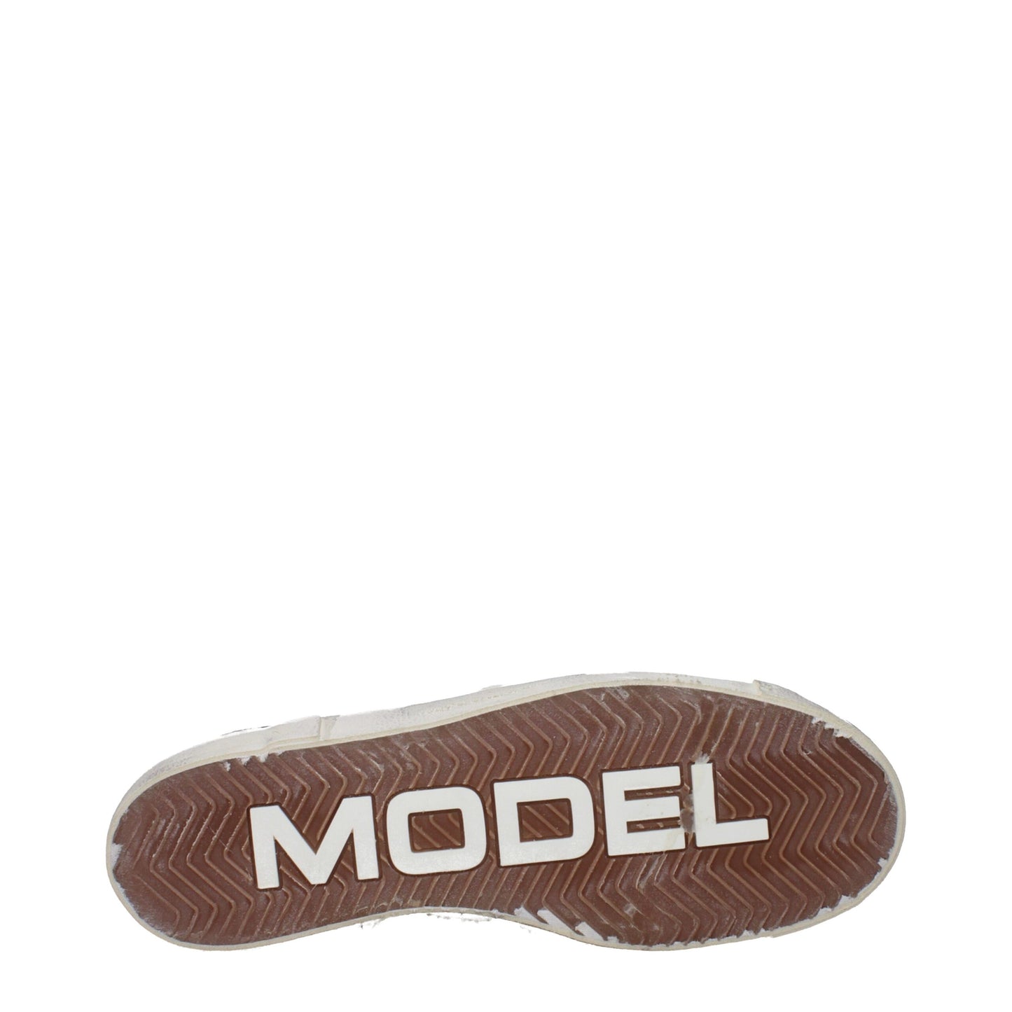 Philippe Model Blaue Leder Low-Tops
