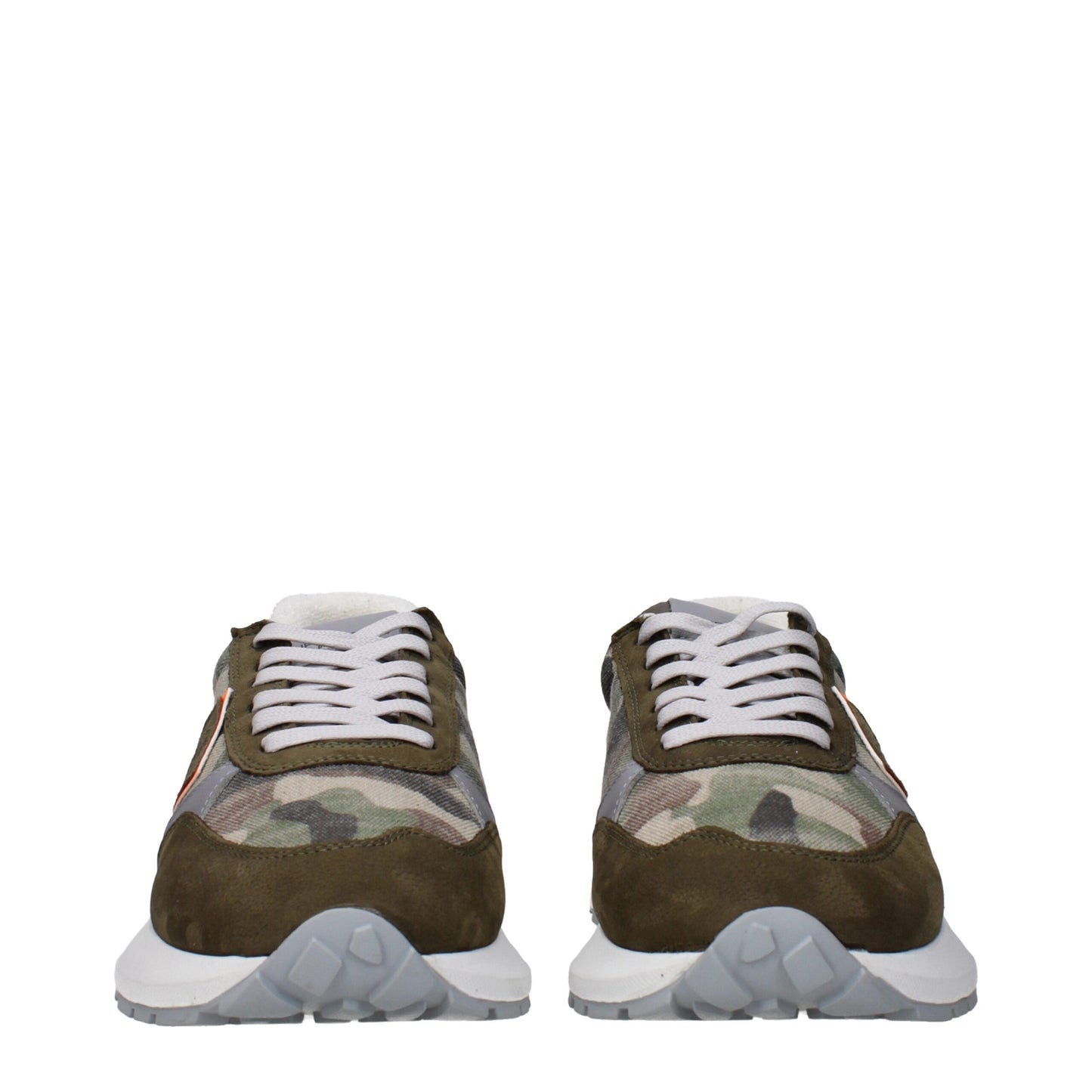 Philippe Model – Klobige Sneakers aus grünem Stoff