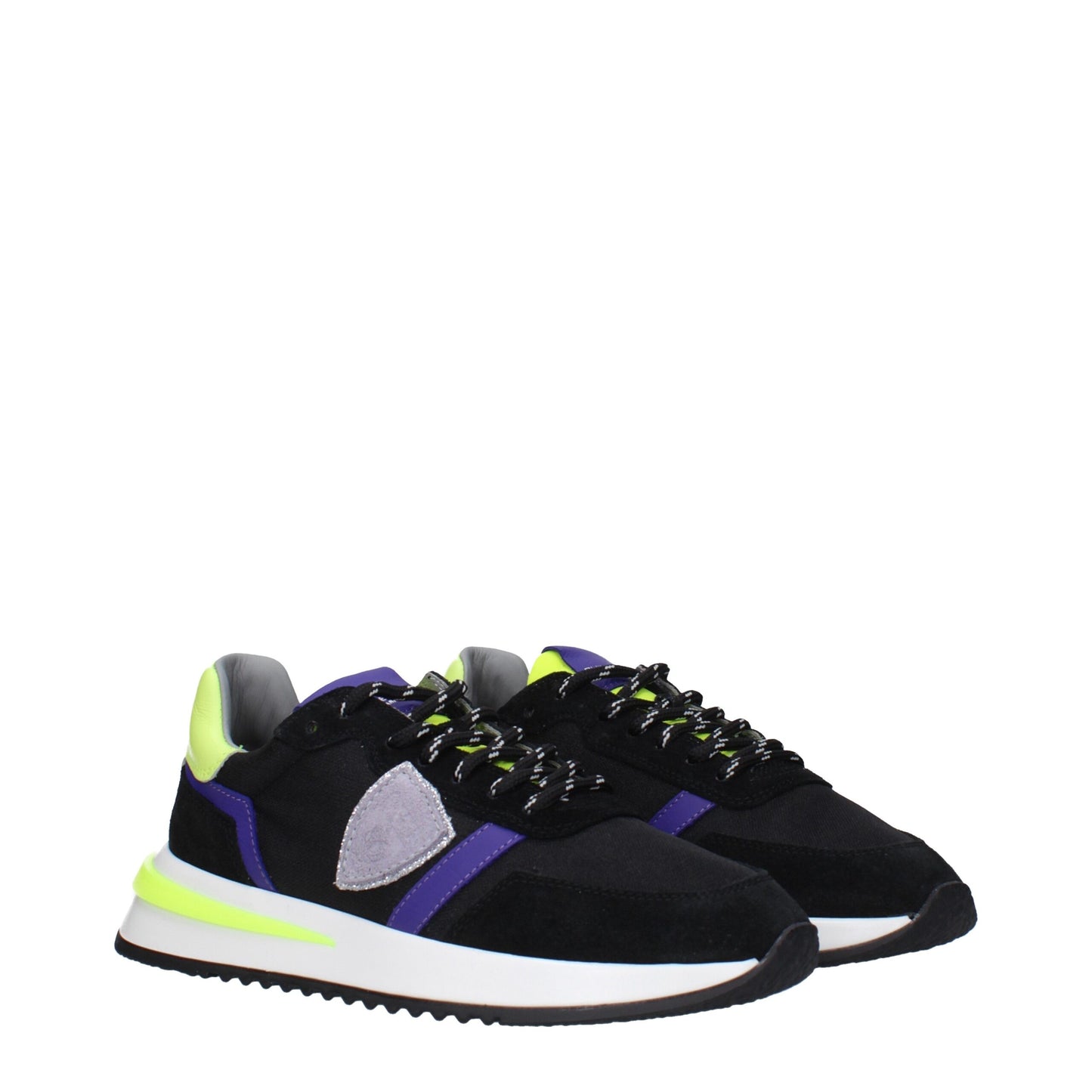 Philippe Model – Sportliche Sneakers aus schwarzem Stoff