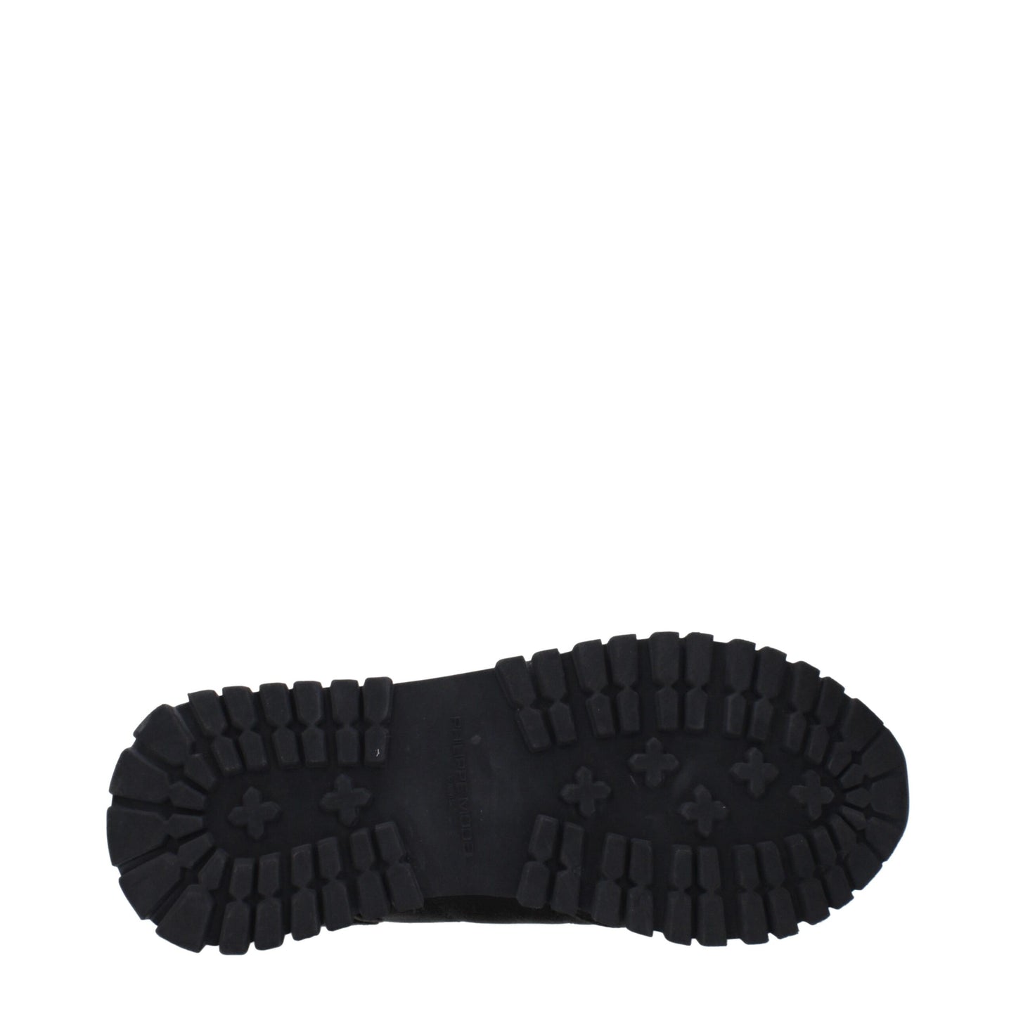 Baskets en cuir noir Philippe Model