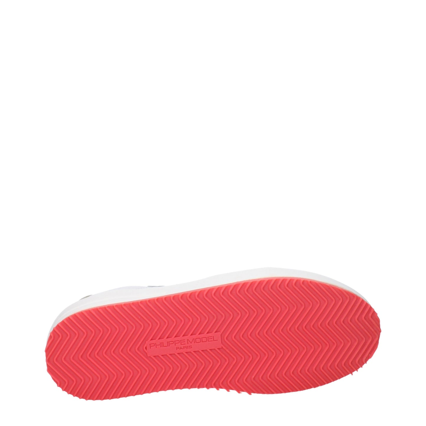 Baskets en cuir blanc Philippe Model
