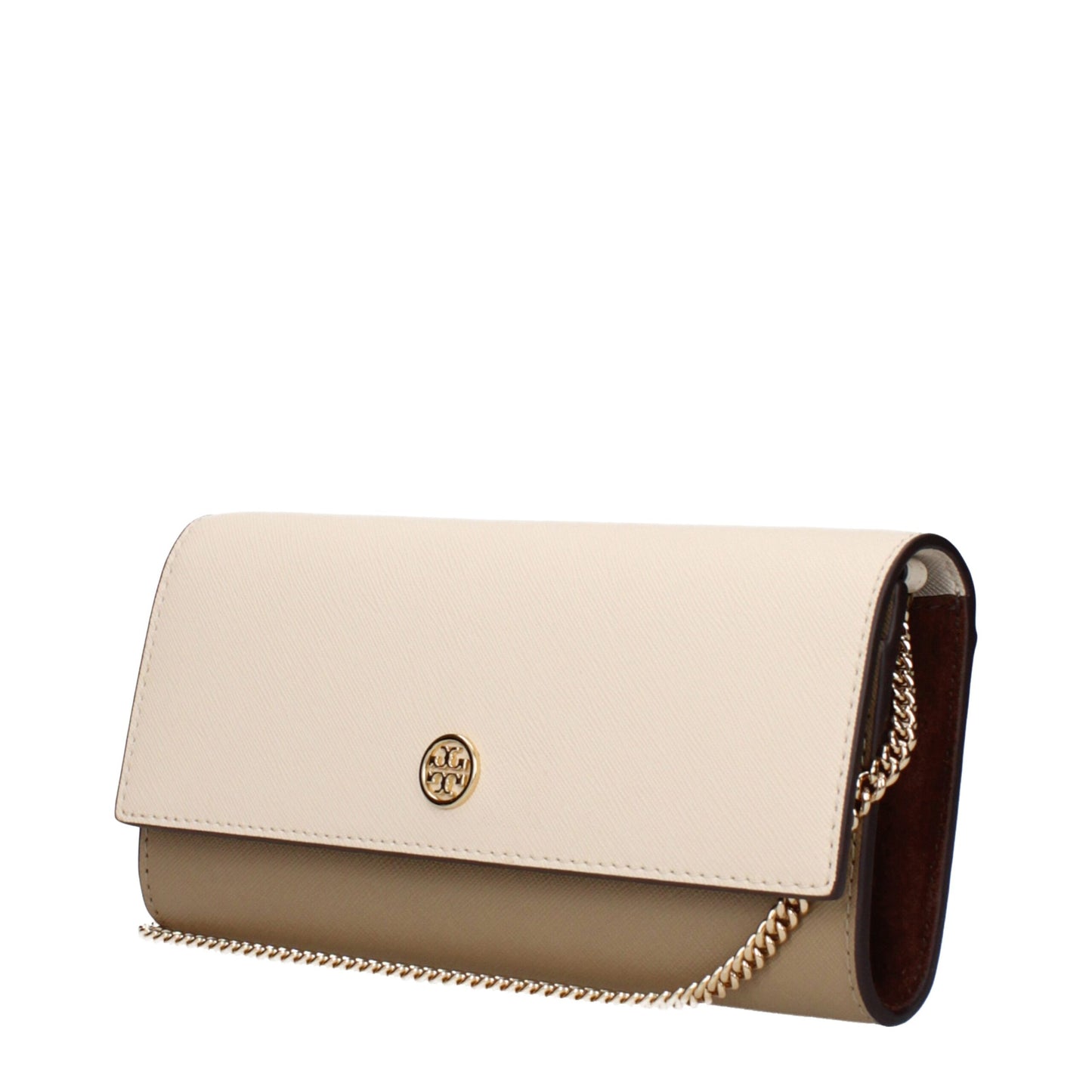 Tory Burch Beige Leder Clutches