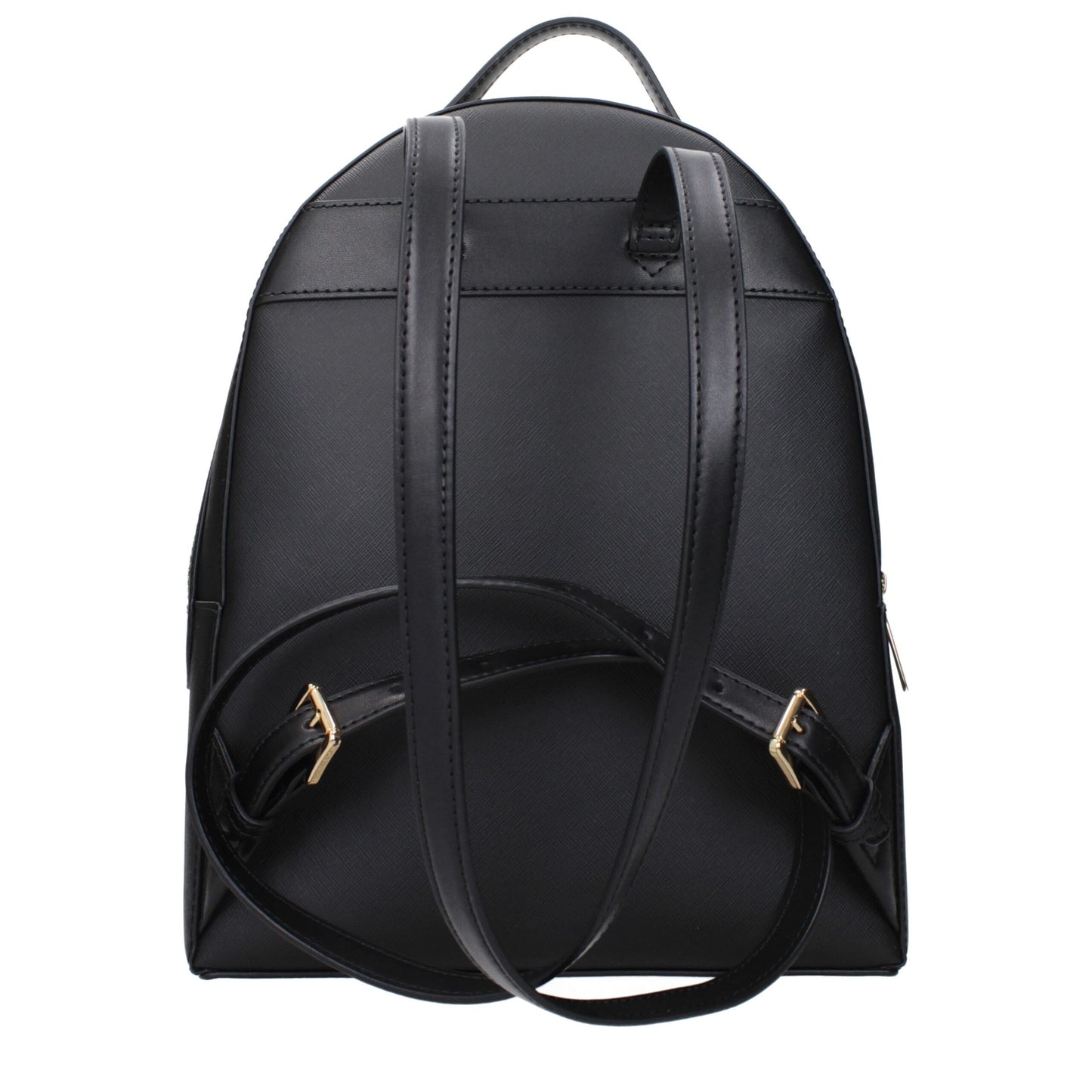 Schwarze Lederrucksäcke von Michael Kors