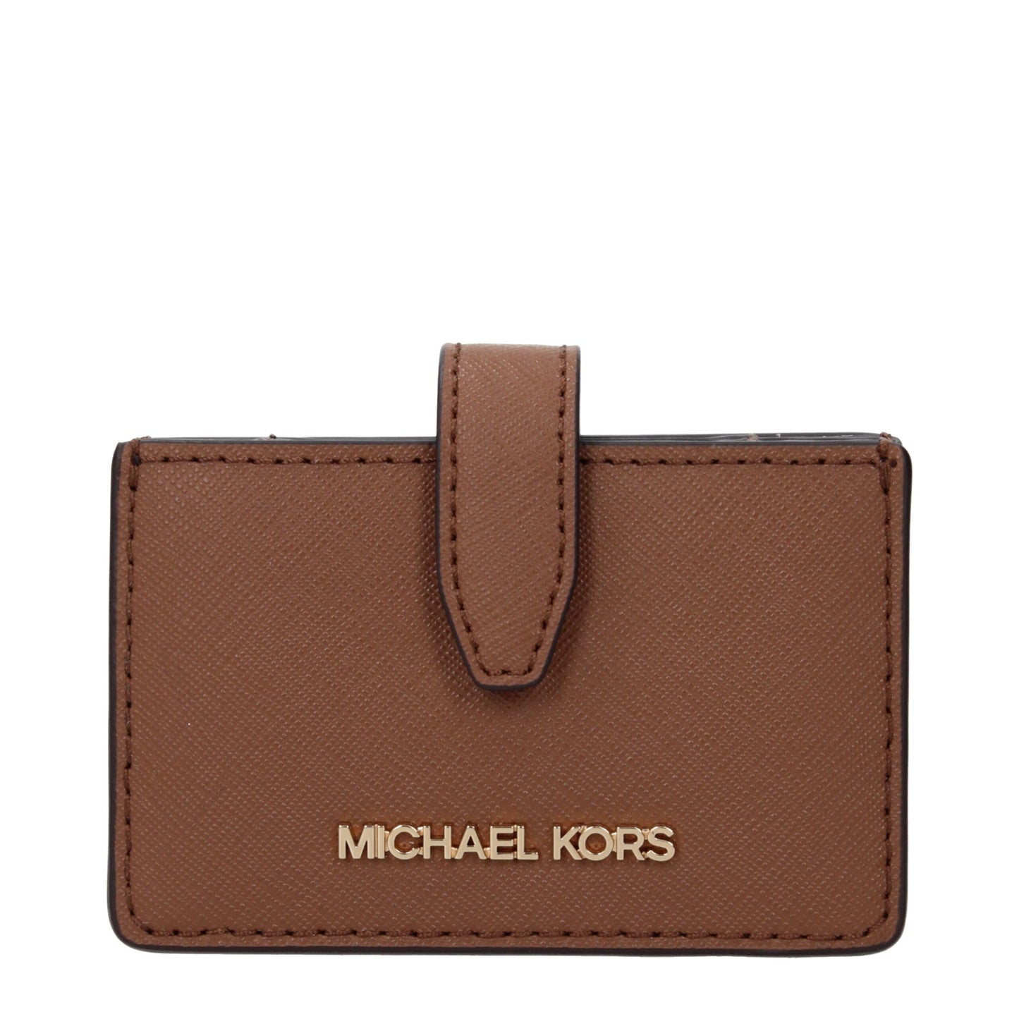 Michael Kors Kartenetuis aus braunem Leder