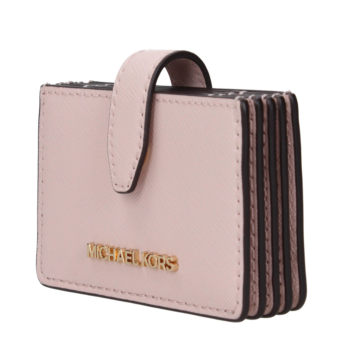 Michael Kors – Kartenetuis aus rosa Leder
