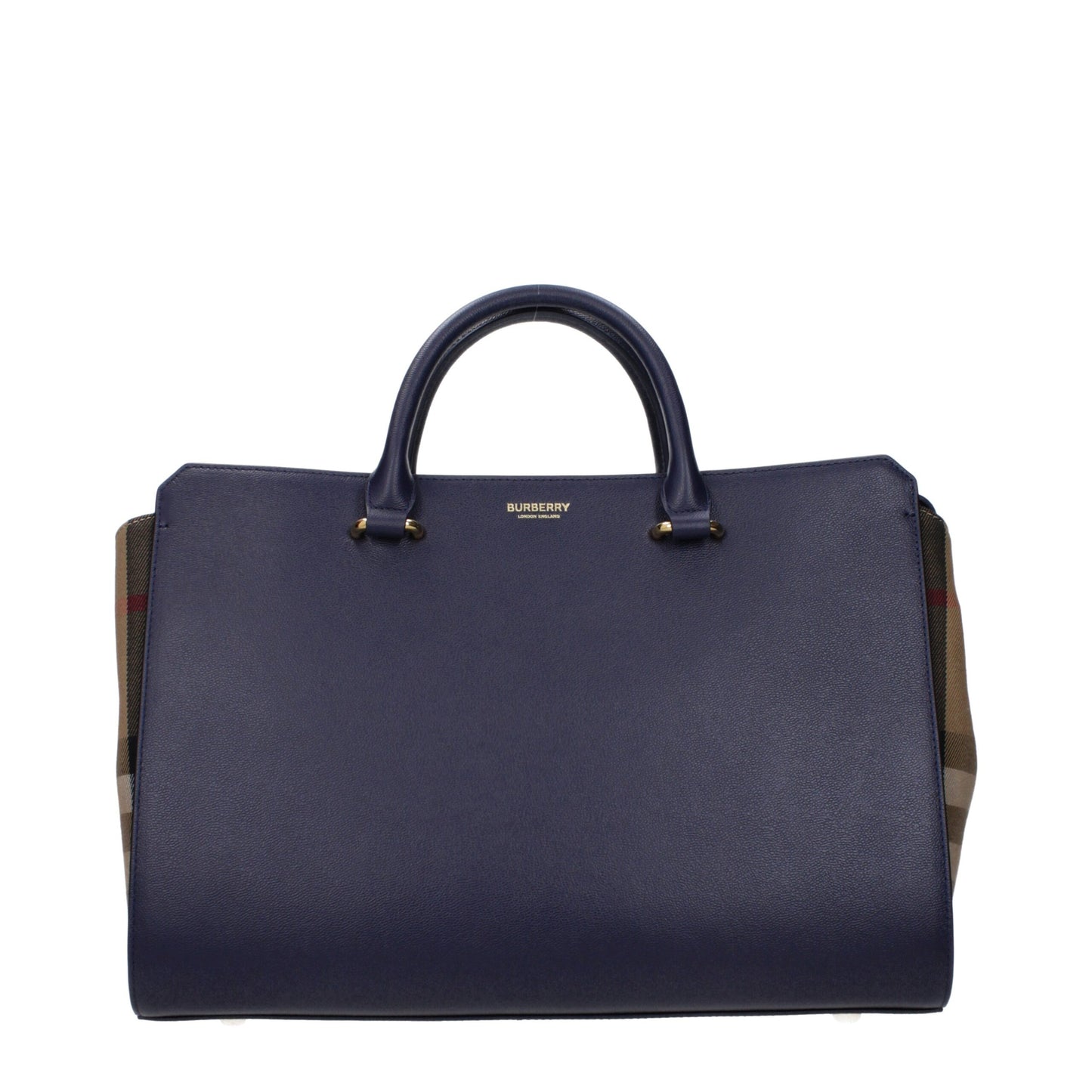Burberry Blaue Lederhandtaschen