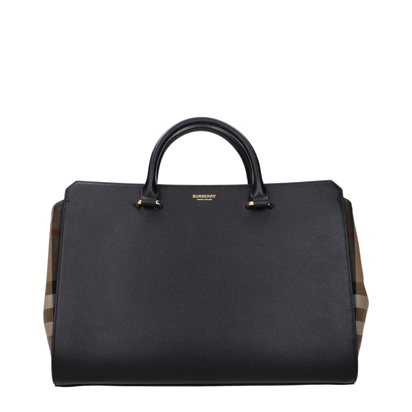 Burberry Schwarze Lederhandtaschen