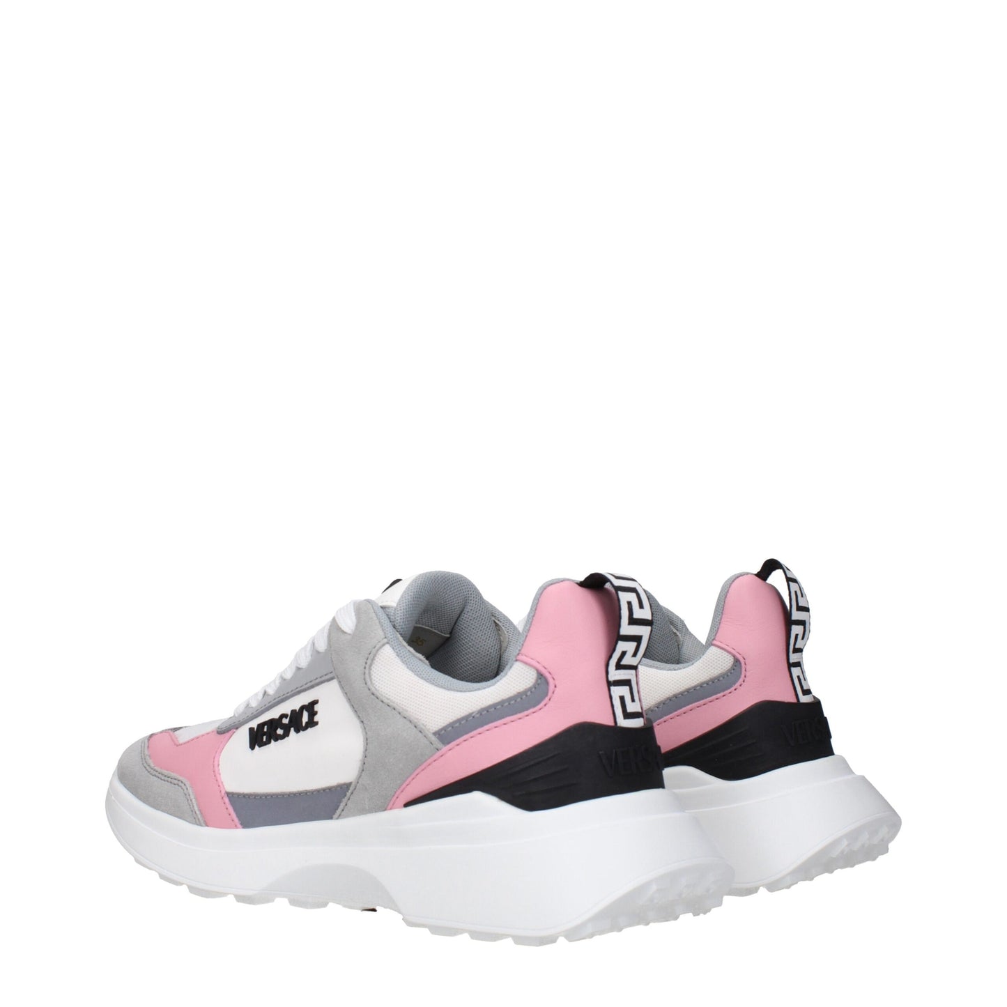 Versace – Weiße Stoff-Sneaker