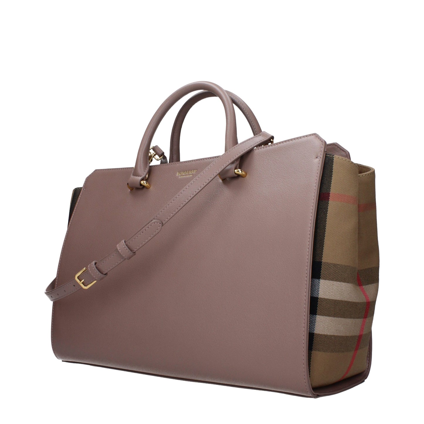 Burberry Graue Lederhandtaschen