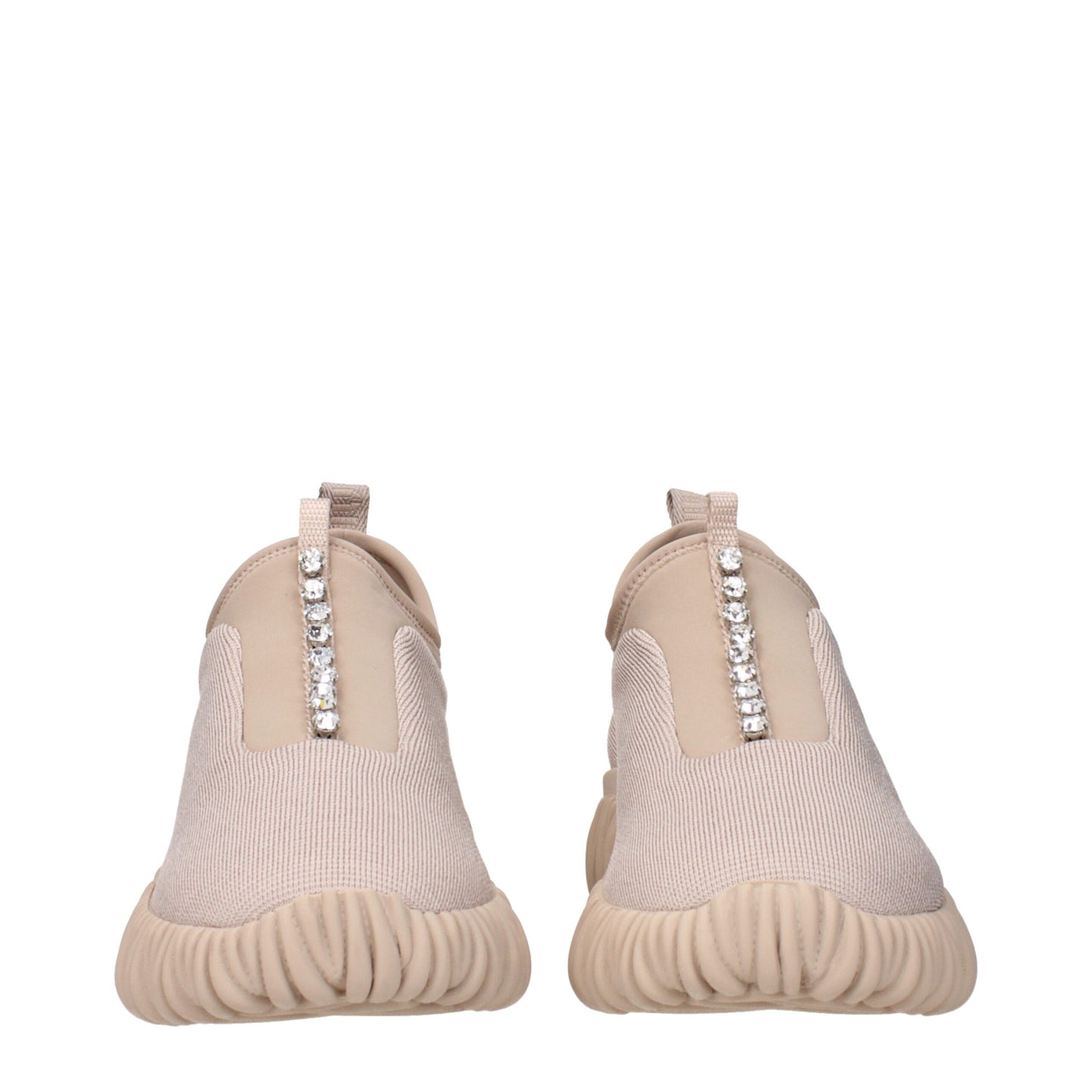 Miu Miu Beige Stoff-Sneakers