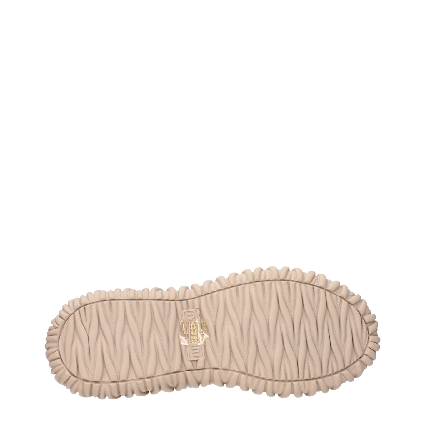 Miu Miu Beige Stoff-Sneakers