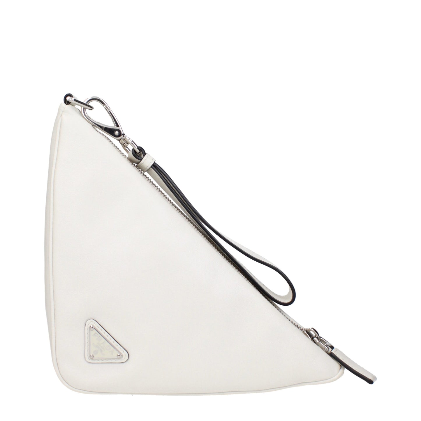 Prada Weiße Leder Clutches