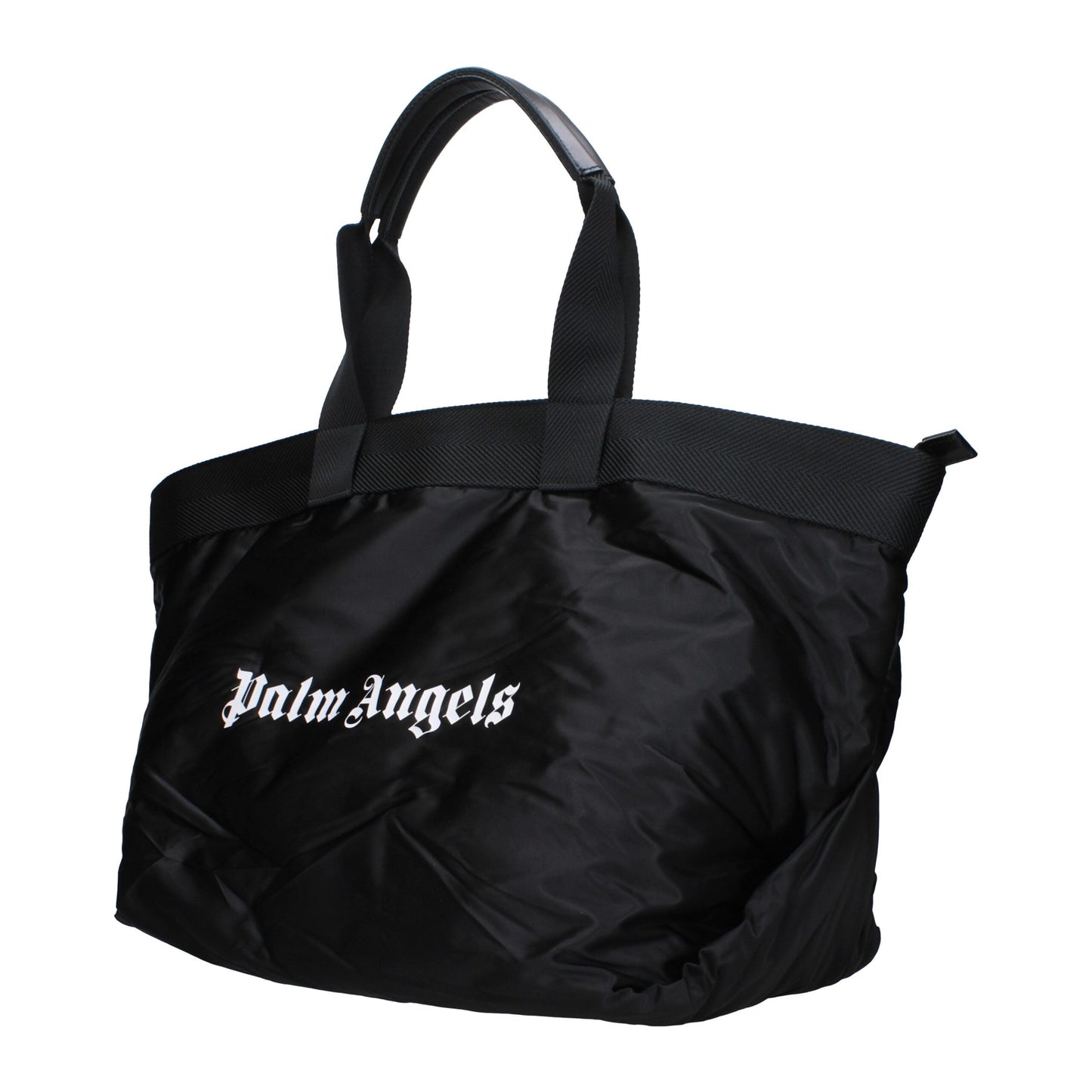 Palm Angels – Schultertaschen aus schwarzem Stoff