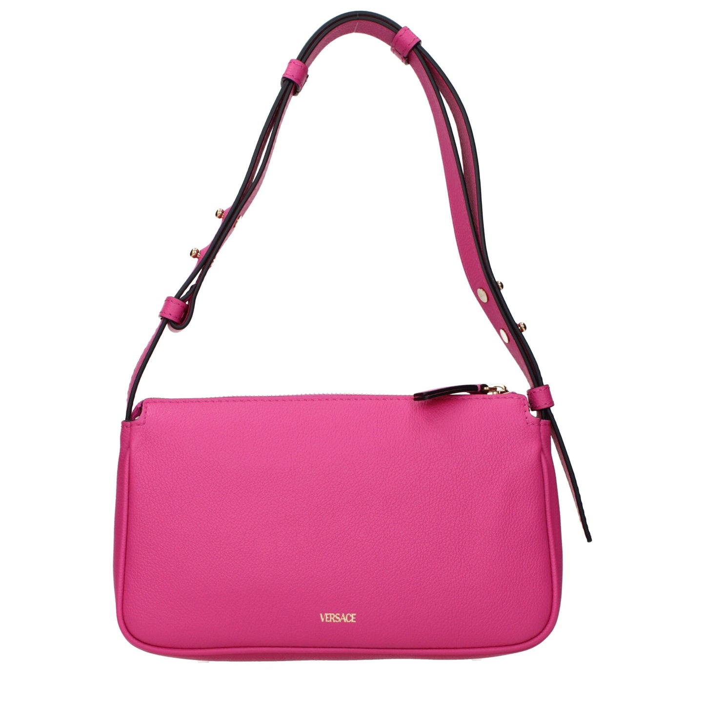 Versace Rosa Leder Schultertaschen