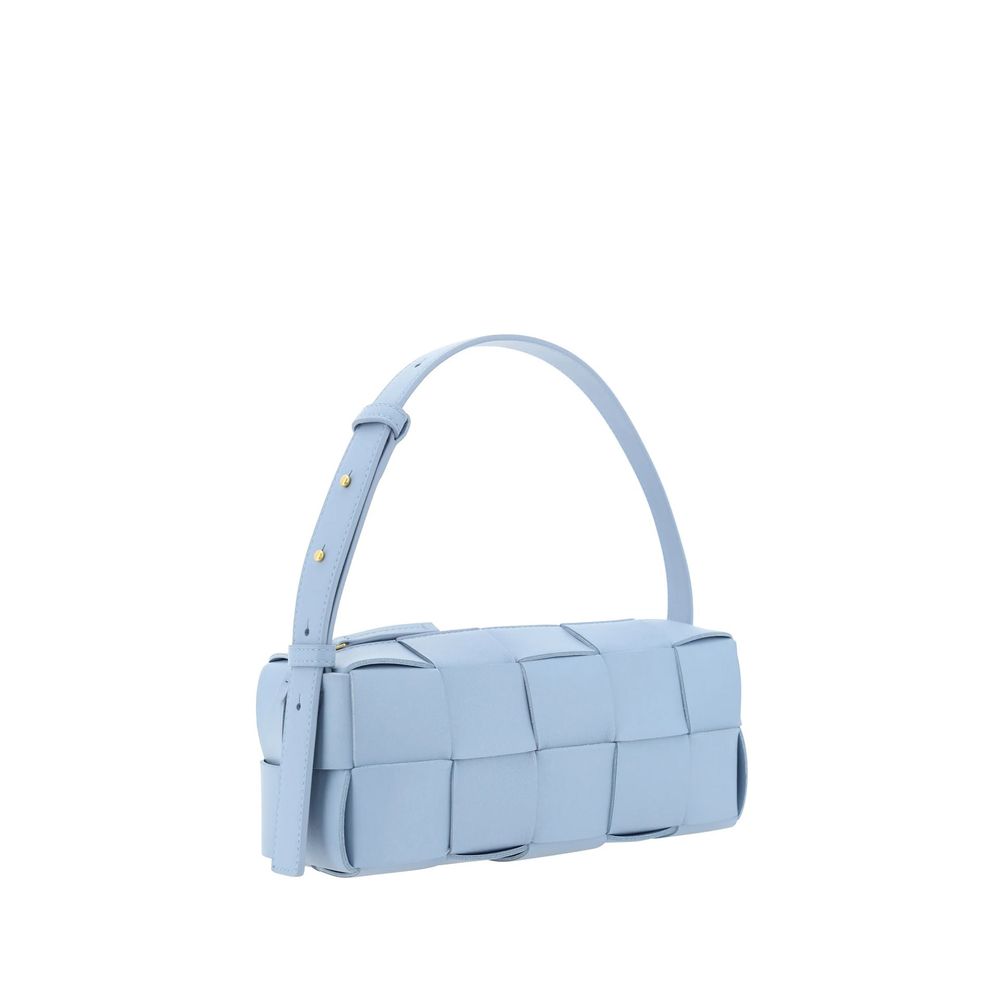 Bottega Veneta – Kleine Kassettentasche in Ziegelrot