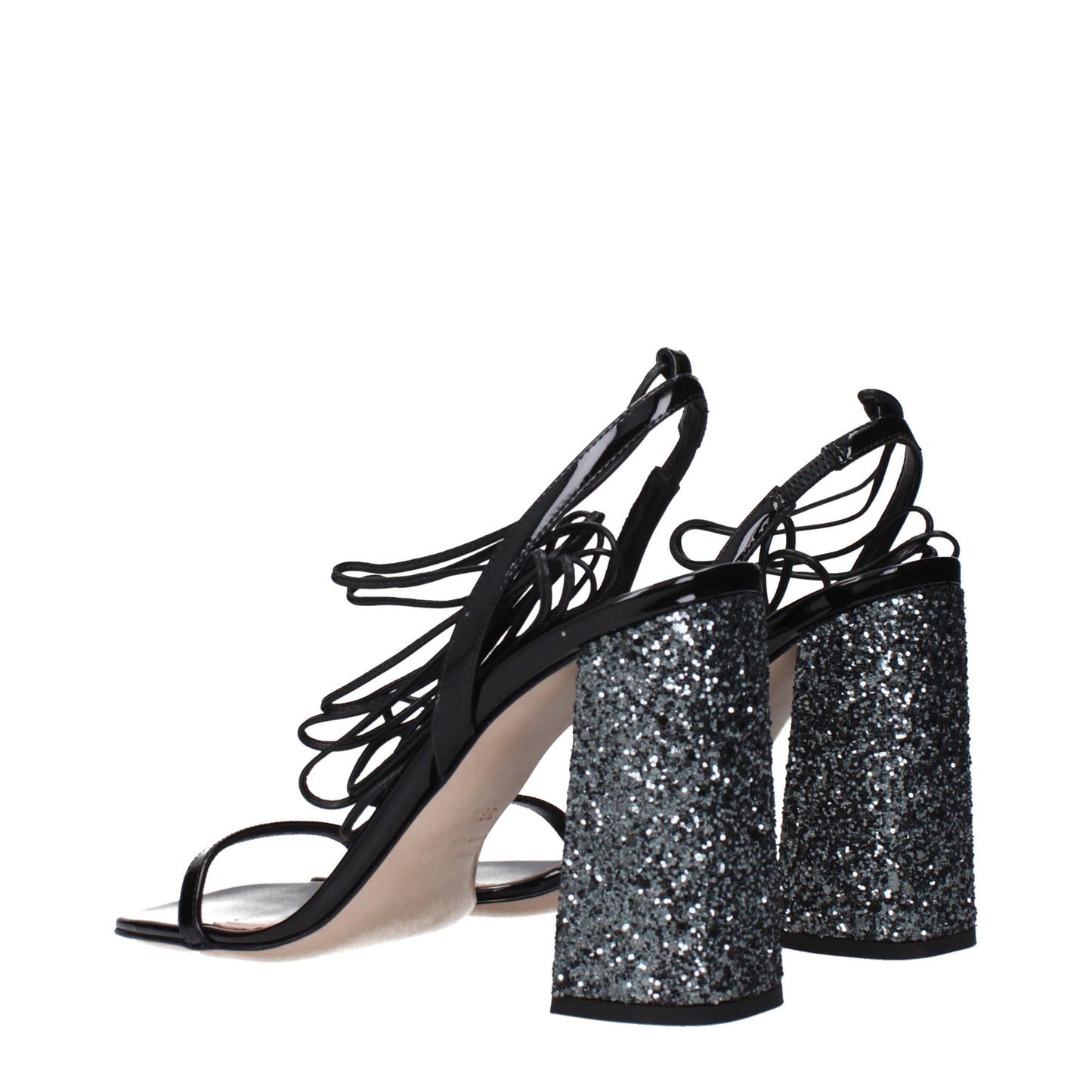 Miu Miu Schwarze Plateauschuhe aus Leder