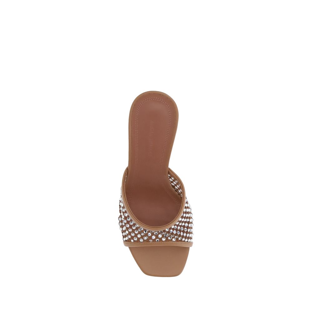 Amina Muaddi Lupita Kristallsandalen