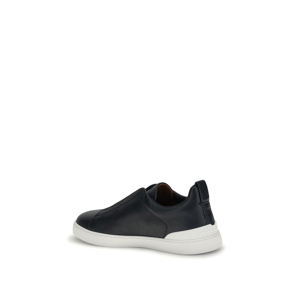 Baskets en cuir ZEGNA