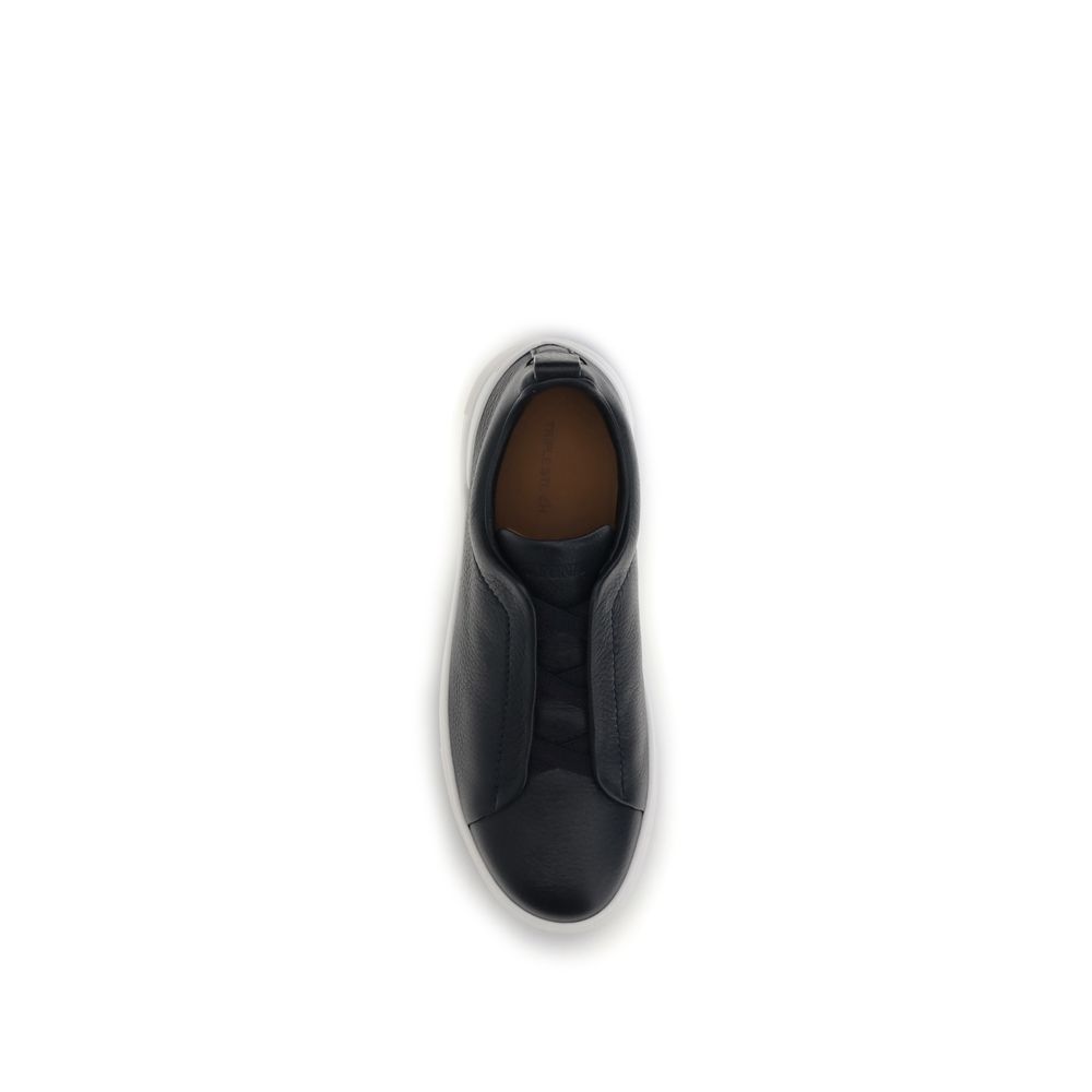 Baskets en cuir ZEGNA