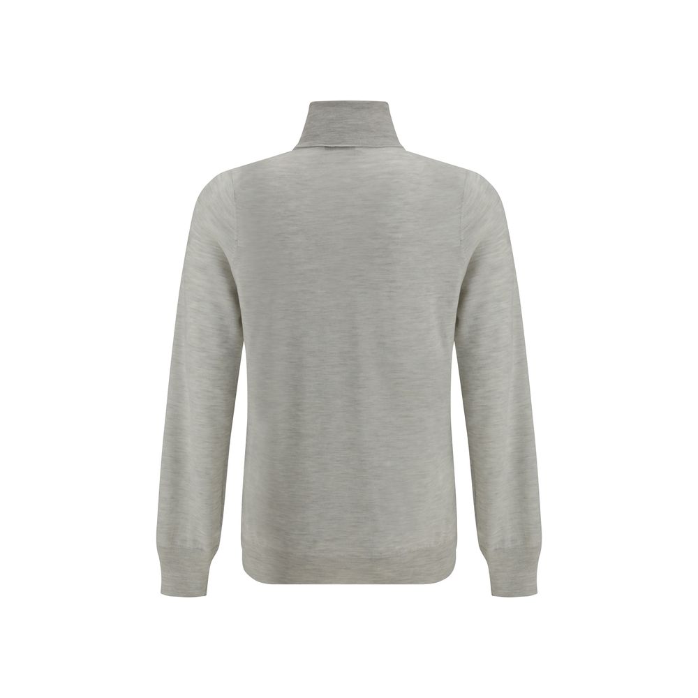 Pull col roulé en laine Brunello Cucinelli