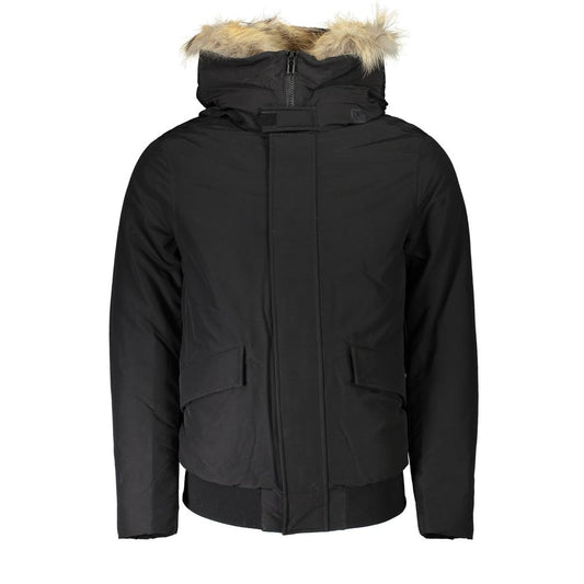 Veste en coton noir pour homme