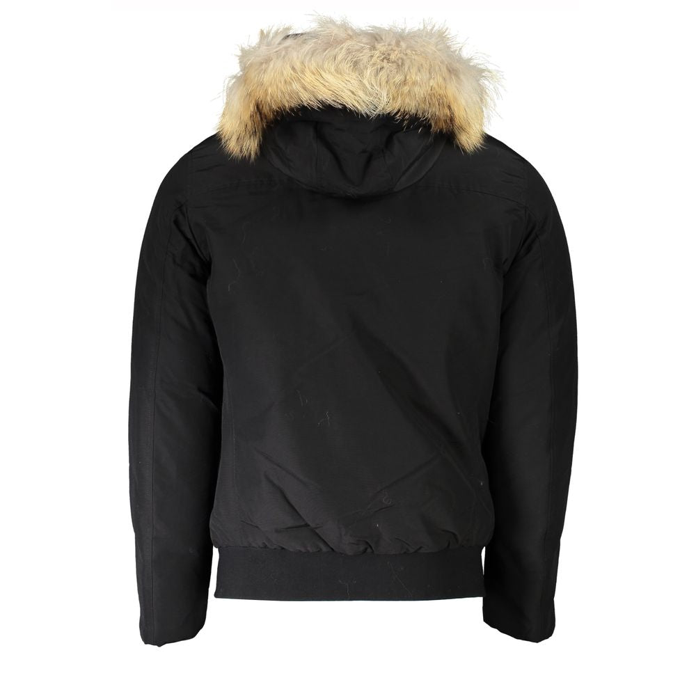 Veste en coton noir pour homme