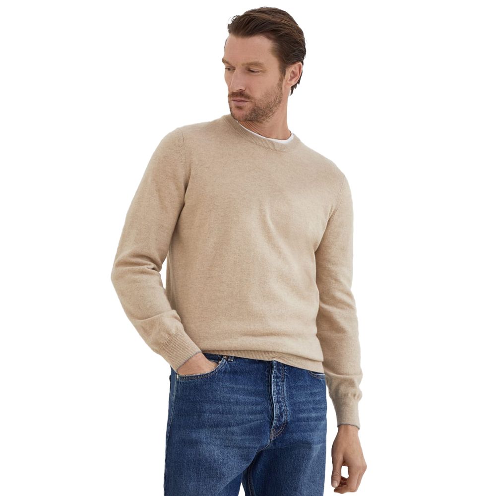 Brunello Cucinelli Pull en Cachemire Beige