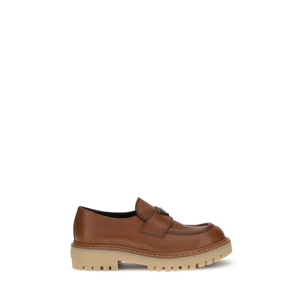 Mocassins en cuir Prada