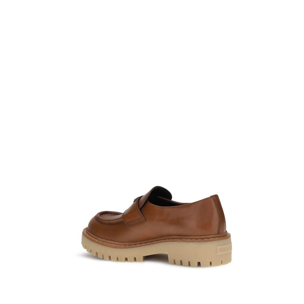 Mocassins en cuir Prada