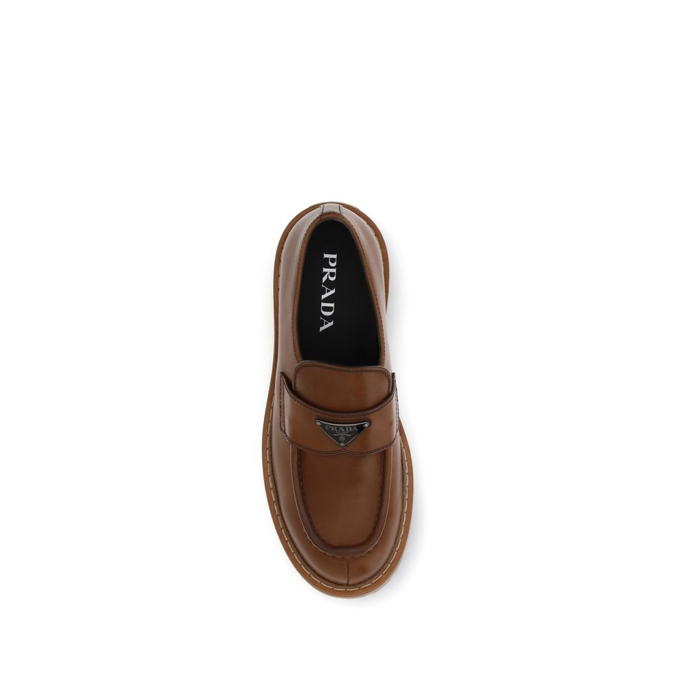 Mocassins en cuir Prada