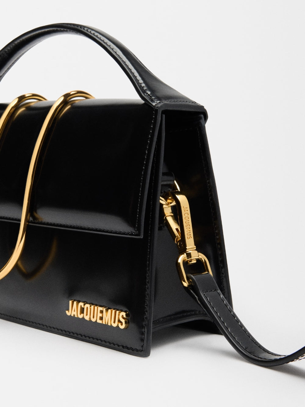 Jacquemus Le Grand Bambino Schwarze Tasche