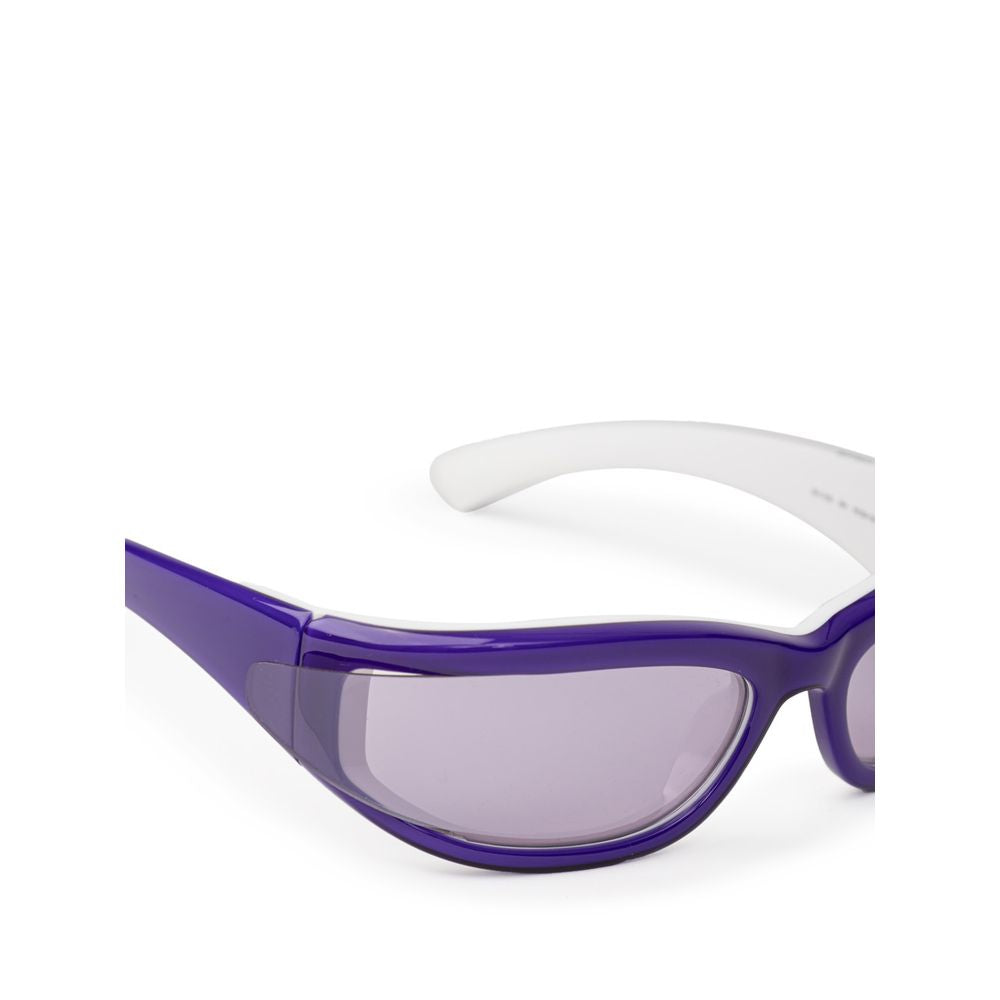 Lunettes de soleil Bottega Veneta en acétate violet