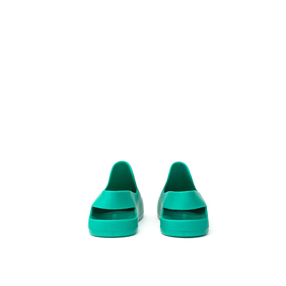 Bottega Veneta Grüner Baumwoll-Slipper