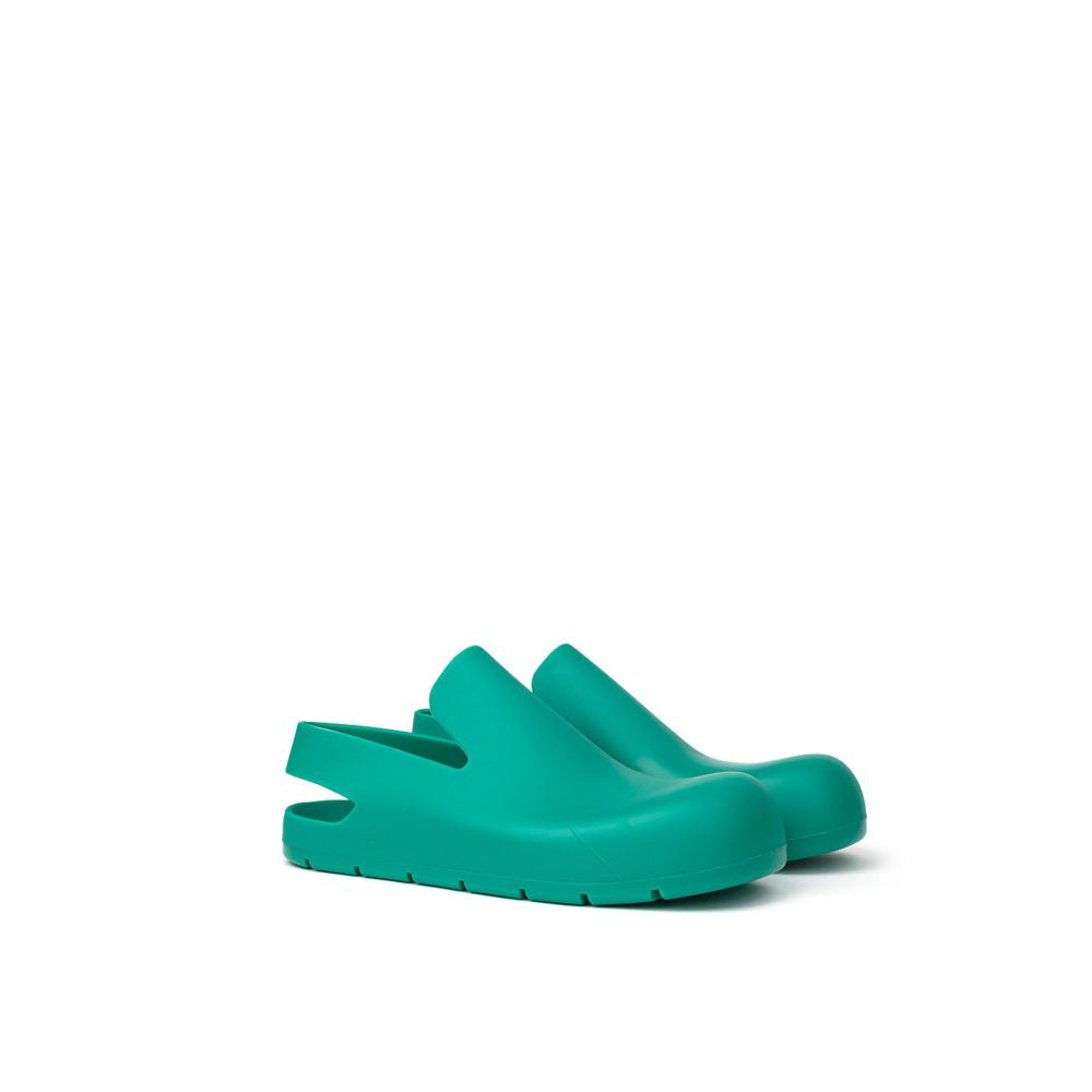 Bottega Veneta Grüner Baumwoll-Slipper