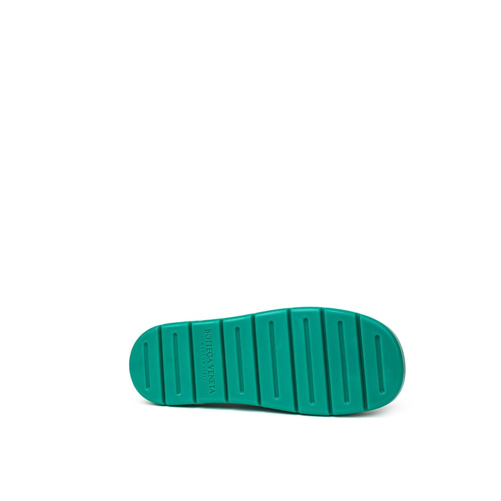 Bottega Veneta Grüner Baumwoll-Slipper
