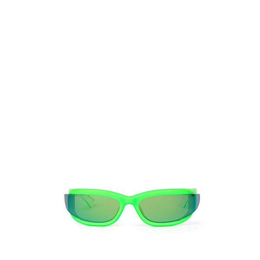 Lunettes de soleil en acétate vert