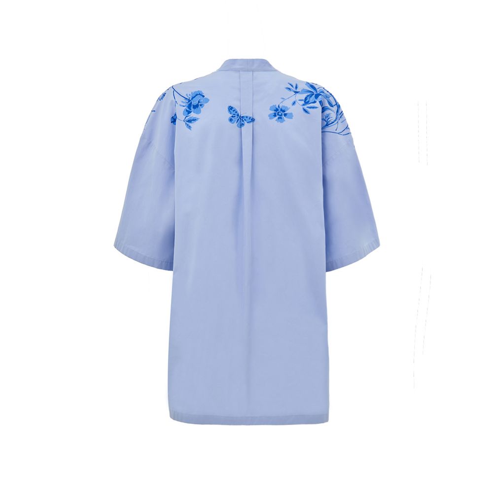 Blaues Baumwollhemd von Gucci