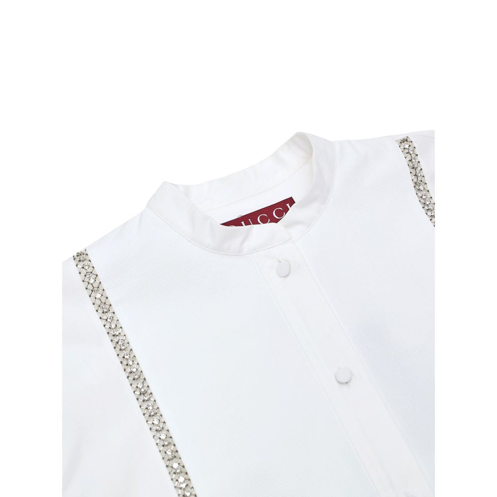 Weißes Baumwollhemd von Gucci