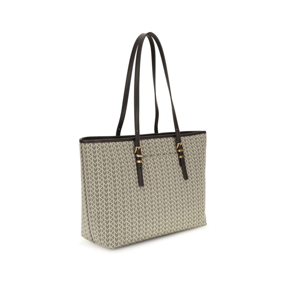 Große Einkaufstasche „Quinn“ aus Jacquard mit Logo von Michael Kors