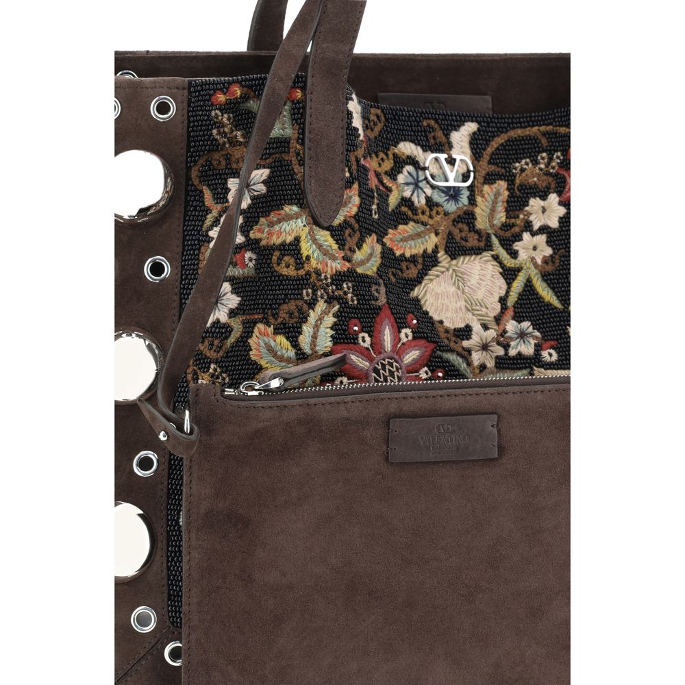 Valentino Garavani Nellcote Tote Bag mit Blumenstickerei
