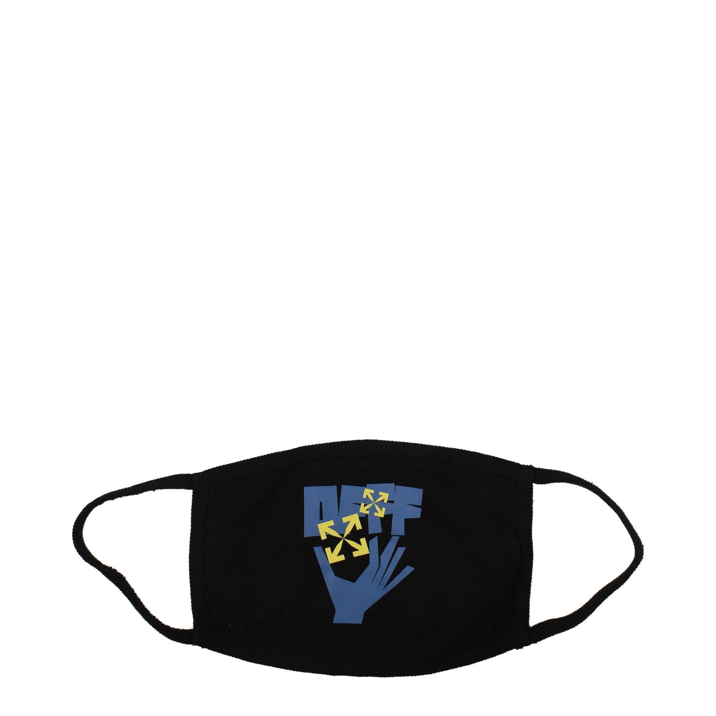 Off-White schwarze Baumwoll-Gesichtsmasken