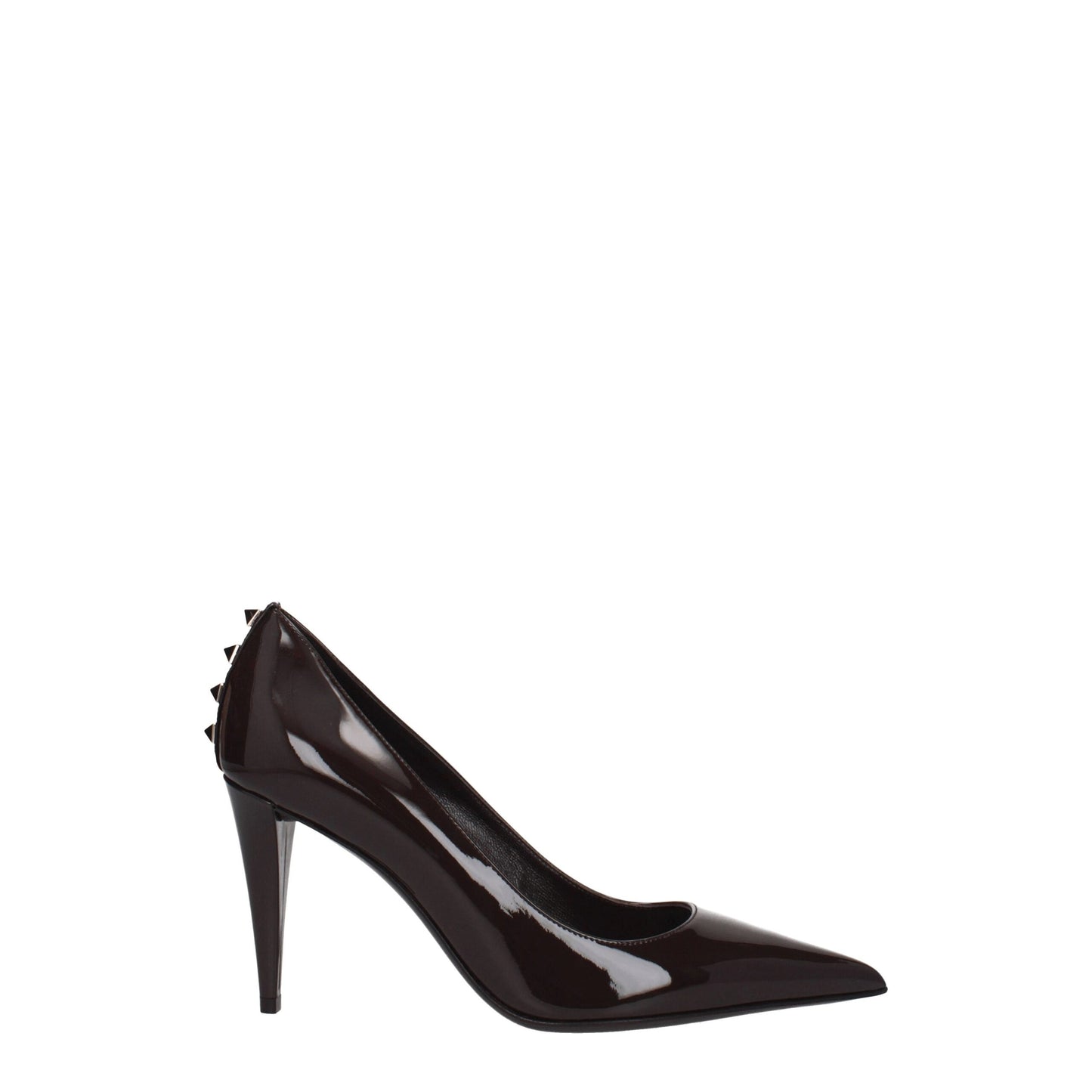 Valentino Garavani – Pumps aus braunem Leder mit hohem Absatz