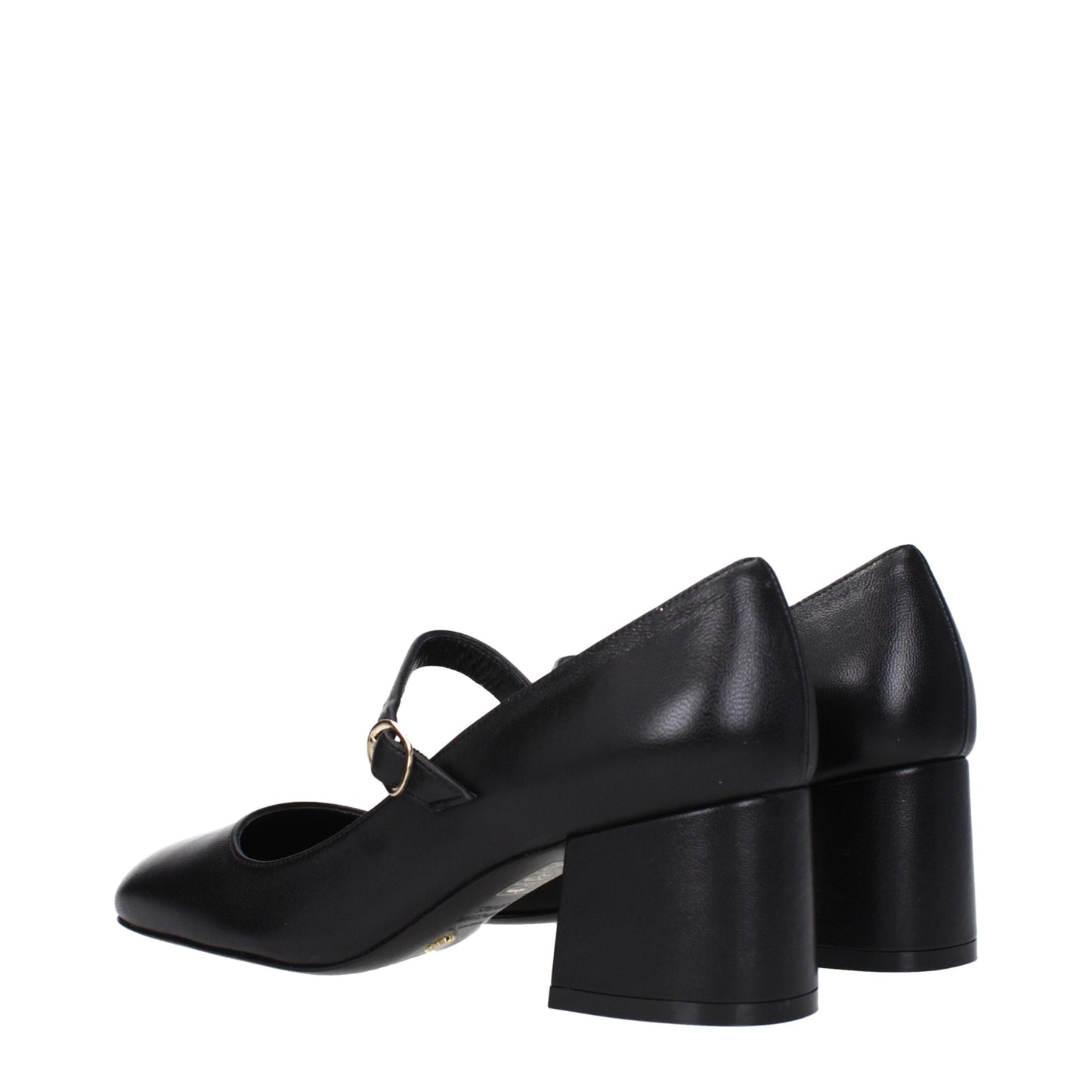 Stuart Weitzman – Schwarze Pumps aus Leder mit mittelhohem Absatz