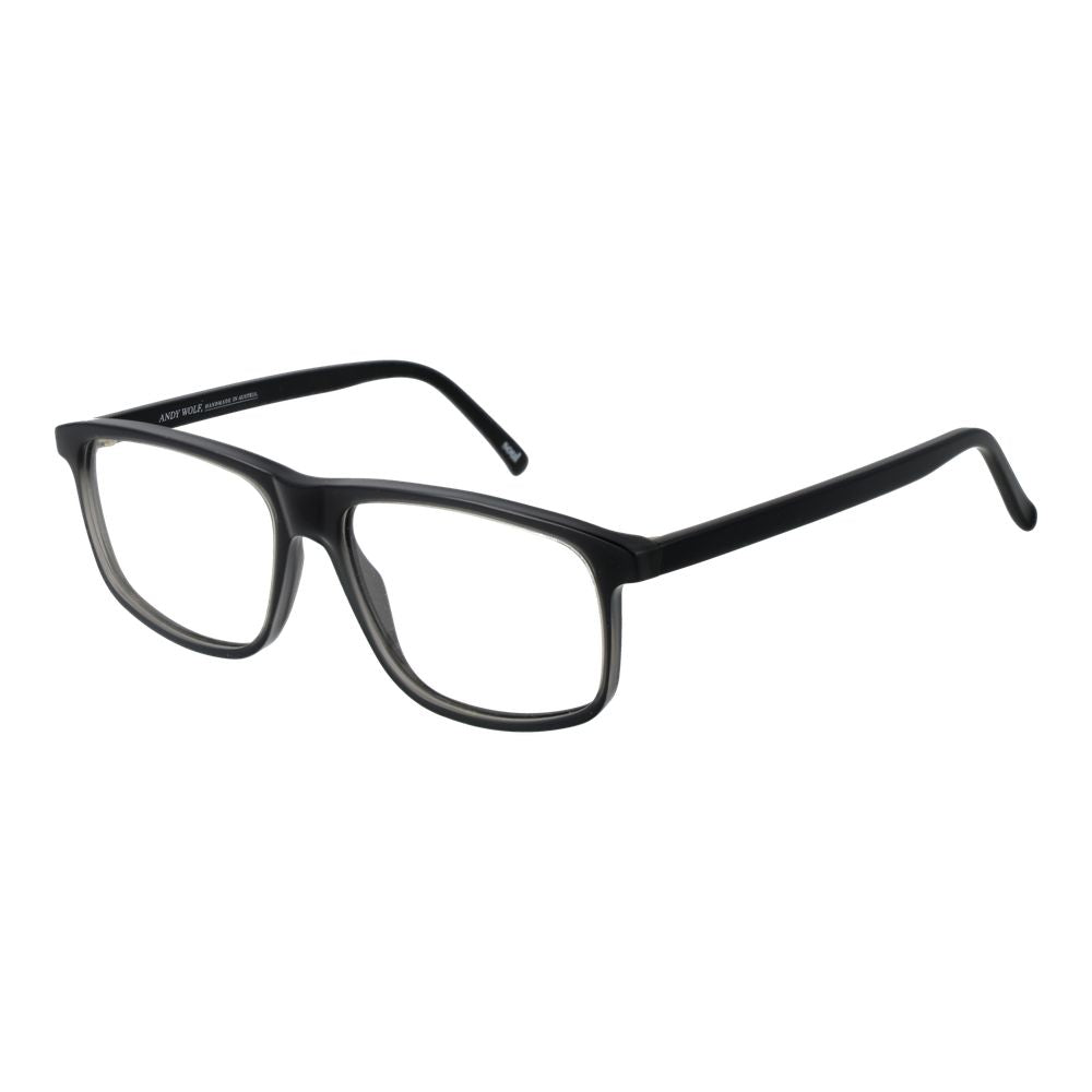 Montures de lunettes de vue unicolores noires pour homme et femme de Andy Wolf