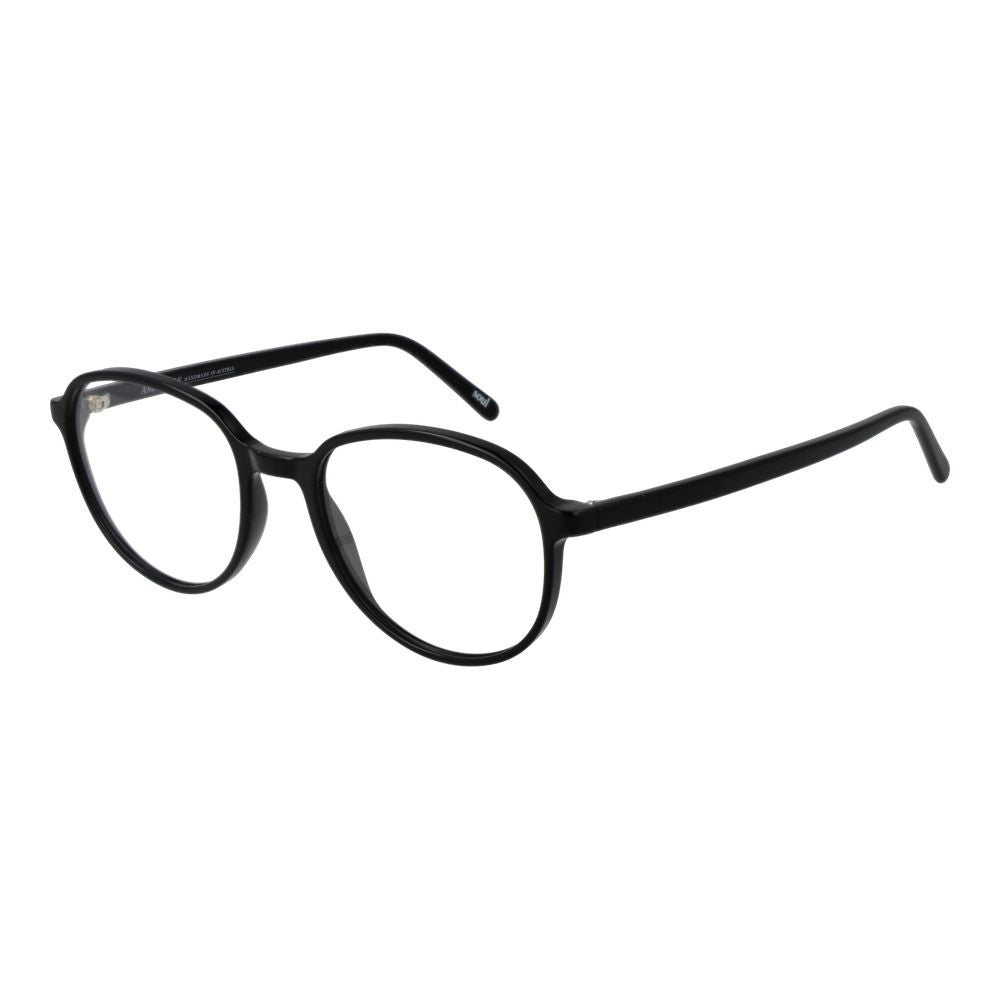 Montures de lunettes de vue unicolores noires pour homme et femme de Andy Wolf