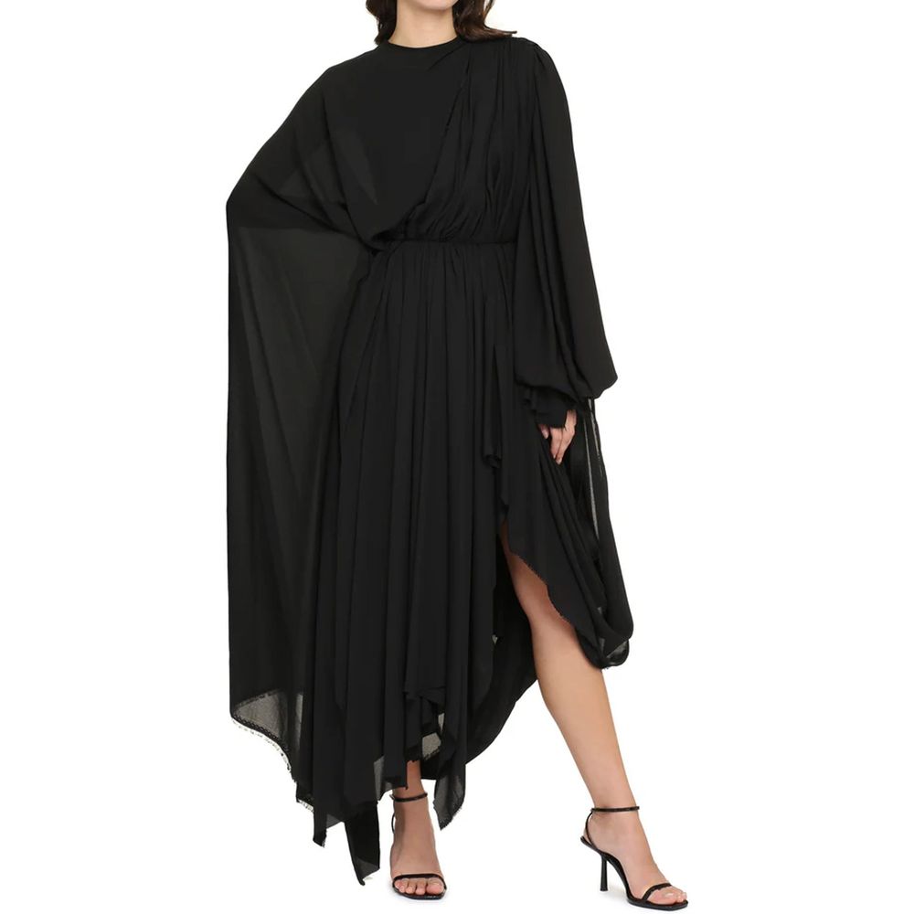 Robe Balenciaga tout en crêpe