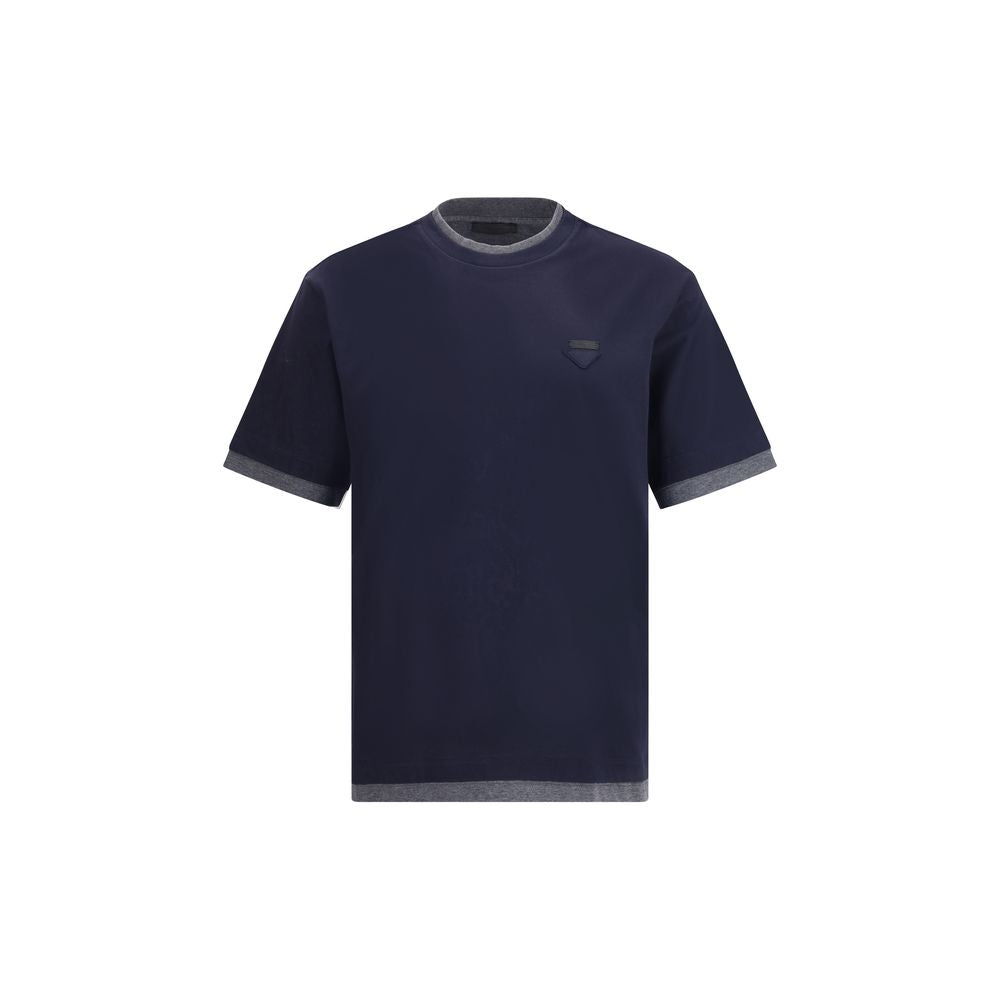 Prada Doppellagiges T-Shirt