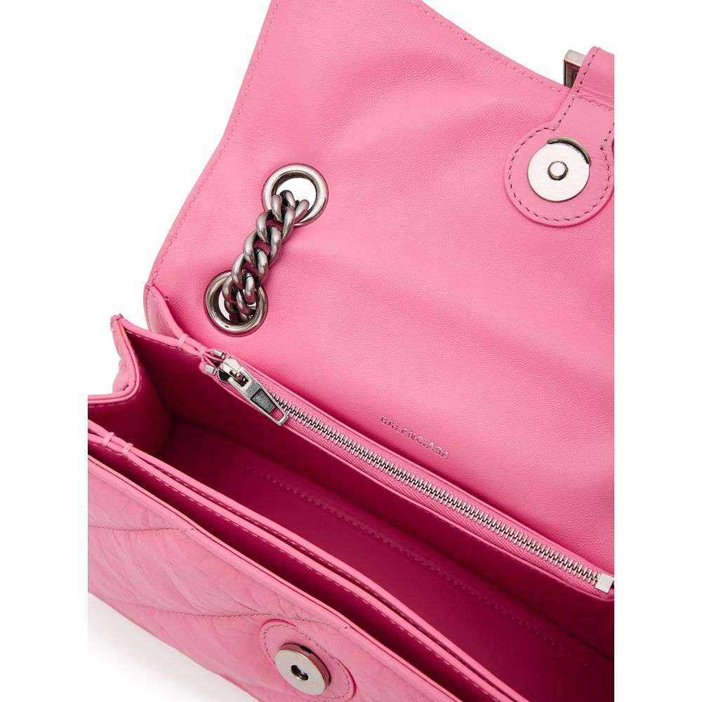 Balenciaga Rosa Leder-Umhängetasche