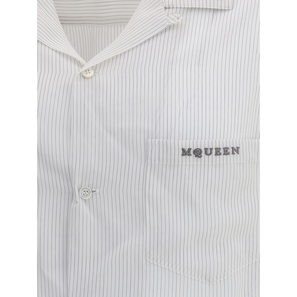 Alexander McQueen Dünnes gestreiftes Hemd